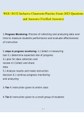 WGU D152 Inclusive Classroom Practice Exam 2023 Questions and Answers (Verified Answers)