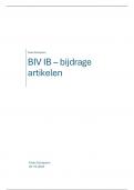 BIV- IB Effectieve samenvatting per artikel 