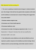 Test Bank: Olds’ Maternal-Newborn Nursing & Women’s Health Across the Lifespan Complete Guide 2022/23