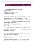 TEAS ATI Science Secrets Test Prep 1