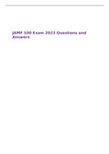 JAMF 100 Exam 2023 Questions and Answers