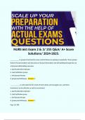 NURS 661 Exam 2 & 3/ 255 Q&A/ A+ Score Solutions/ 2024-2025. 