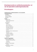 Infectiepreventie en antibioticaresistentie - rol van de specialist ouderengeneeskunde 2018