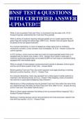 BNSF TEST 6 QUESTIONS WITH CERTIFIED ANSWER -UPDATED!!! 