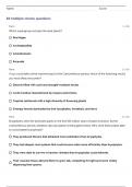 EXAM 2 BIO 1407 (2024) QUESTIONS WITH COMPLETE ANSWERS!!