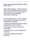 Notary Signing Agent Certification Study Guide: Part 1|2023 LATEST UPDATE|GUARANTEED SUCCESS