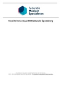 Kwaliteitsstandaard Intramurale Spoedzorg - Federatie Medisch Specialisten