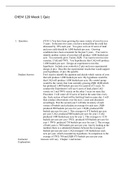 CHEM 120 Quiz 1, Quiz 2, Quiz 3, Quiz 4, Quiz 5, CHEM 120 Midterm Exam, CHEM 120 Final Exam, CHEM 120: Introduction to General, Organic & Biological Chemistry with Lab, Verified and Correct Answers, Chamberlain College of Nursing.