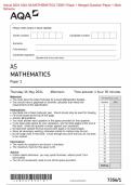 2024 AQA AS MATHEMATICS 7356/1 Paper 1 Question Paper & MarkScheme (Merged) June 2024 [VERIFIED]