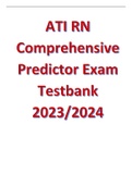 RN Comprehensive Predictor Exam With NGN 2024/2025 COMPLETE TEST BANK