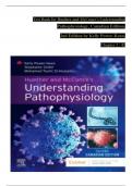 TEST BANK For Huether and McCance's Understanding Pathophysiology, Canadian Edition, 2nd Edition by Kelly Power-Kean, Verified Chapters 1 - 42, Complete Newest Version