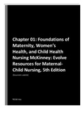 Test bank for Maternal Child Nursing 5th Edition latest revised update by McKinney.