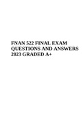 FNAN 522 FINAL EXAM - QUESTIONS AND ANSWERS GRADED 100% 2023