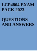 LCP4804 EXAM PACK 2023