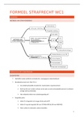 Formeel Strafrecht Werkcolleges