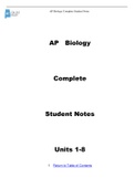 AP Biology Combined Notes 2021