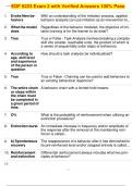  EDF 6223 Exam 2 with Verified Answers 100% Pass