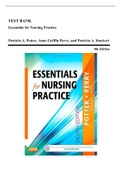 Test Bank - Essentials for Nursing Practice, 8th Edition (Potter, Perry, 2015), Chapter 1-39 | All Chapters