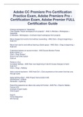 Adobe CC Premiere Pro Certification Practice Exam, Adobe Premiere Pro - Certification Exam, Adobe Premier FULL Certification Guide