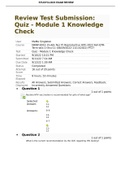 Knowledge checks for Module 1 & TWO NRNP-6552-15-Adv Nur Pr Reproductive Health