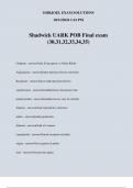 Shadwick UARK POB Final exam (30,31,32,33,34,35)