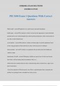 PH 3100 Exam 1 Questions With Correct Answers