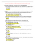 NR 293-FUNDAMENTALS PROCTORED EXAM 2022-STUDY GUIDE 