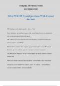 ISSA PTR253 Exam Questions With Correct Answers