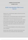 QABA Exam Questions With Correct Answers