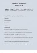 RNRS 116 Exam 1 Questions 100% Solved.