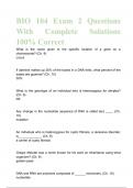 BIO 104 Exam 2 Questions With Complete Solutions 100% Correct.pdf