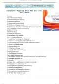 Catalano Nursing Now 8th Edition Test Bank| Chapter 1-28| Complete Guide A+ | All Chapters | Latest Review 2024