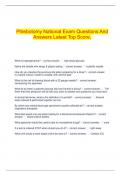  Phlebotomy National Exam Questions And Answers Latest Top Score.