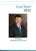 Annual Report His Majesty King Abdullah II bin Al-Hussein