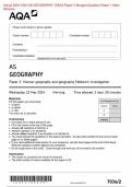 2024 AQA AS GEOGRAPHY 7036/2 Paper 2 Question Paper & MarkScheme (Merged) June 2024 [VERIFIED]