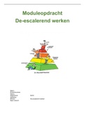 Module opdracht de-escalerend werken afgerond met een 7