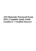 ATI Maternity Proctored Exam 2023, Complete Study Guide Graded A+ | Verified Answers