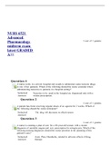 NURS 6521 Advanced Pharmacology
