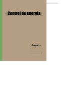 Class notes Control de energía 