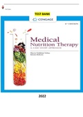 Medical Nutrition Therapy-A Case Study Approach 6Ed. by Marcia Nelms & Kristen Roberts.- Complete Elaborated and Latest Test Bank. ALL Chapters(1-28) included and updated