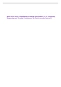 NRNP 6550 Week 4 Assignment: i-Human Alvin Stafford V6 PC {Assessing, Diagnosing, and Treating Conditions of the Cardiovascular System 2}