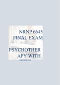 NRNP 6645 Final Exam