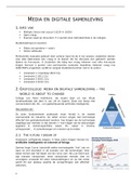 Samenvatting van het vak "Media en digitale samenleving"