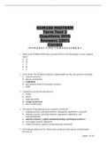 RSM100 MIDTERM Term Test 2 Questions With Answers 100% Correct 