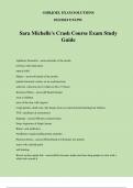 Sara Michelle's Crash Course Exam Study Guide