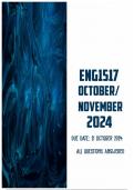 ENG1517 October/November 2024 | Due 21 October 2024