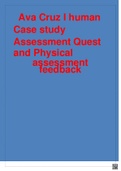 Ava Cruz I human Case study Assessment Quest and Physical assessment feedba