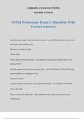 TCEQ Wastewater Exam A Questions With Correct Answers