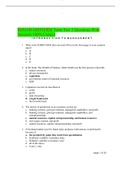 RSM100 MIDTERM Term Test 2 Questions With Answers 100% Correct 