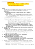 NRNP 6566 Key Concepts Week 1 to 5 Questions /Answers Based Solutions